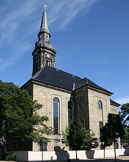 Christians Kirke set fra vest