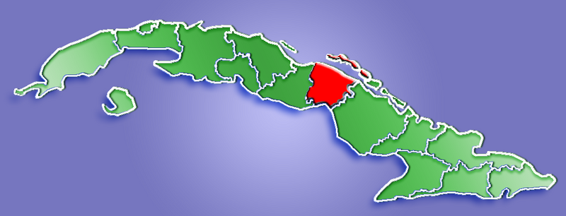 Ciego de Avila Province, map by Wikimedia Commons