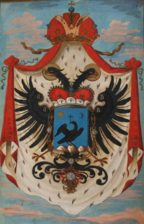 Герб Парву III Кантакузино[en]. После 1730 г.