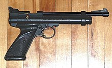 Crosman 2240 CO2 one shot pistol, (.22 pellet caliber) Crossman-2240.jpg