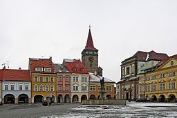 Torg i staden Jičín