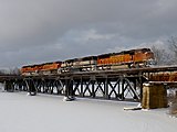 3. KW Vier Diesellokomotiven der BNSF Railway