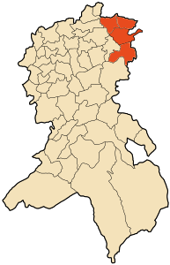 Distretto di Sfisef – Localizzazione