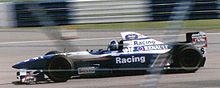 Photo de la Williams FW17 de Coulthard à Silverstone