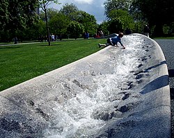 The Diana, Princess of Wales Memorial Fountain, in London's Hyde Park. Diana, Princess of Wales Memorial Fountain.JPG