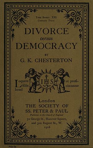 Divorce versus Democracy