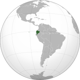 Localização Equador