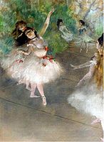 Bailarinas, de Degas, ca. 1880.