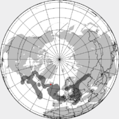 Situación de la nube de ceniza volcánica el 21 de abril, 18:00 UTC.