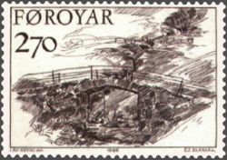 Faroe stamp 136 the glyvragjogv bridge.jpg
