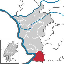 Kaart van Gernsheim