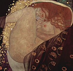 Gustav Klimt: Danaé, (1907), Leopold Museum