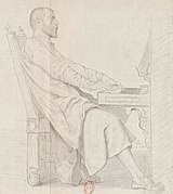 Portrait par Gustave Boulanger, c 1849-50.