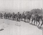 Cavaliers britanniques de la Gloucester Yeomanry à Damas, 2 octobre 1918