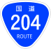 National Route 204 shield