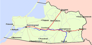 Poziția localității Kaliningrad