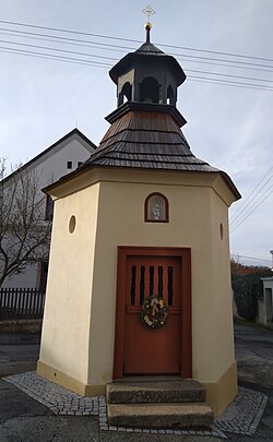 Kaple na Zemědělském náměstí v Plzni-Bukovci