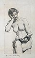 Kenyon Cox nude study