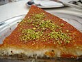Kanafeh: a Palestinian dessert.