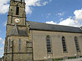 Base du clocher et nef de l'église