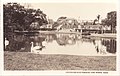 Postcard of the Lagoon and Rose Terraces at Fort Worth Botanic Garden, undated
