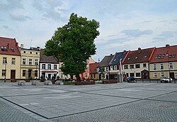 Praça principal de Leśnica