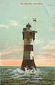 Il faro in una cartolina d'epoca