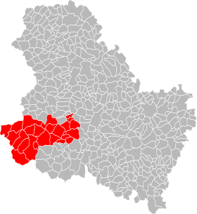 Localisation de Communauté de communes Cœur de Puisaye