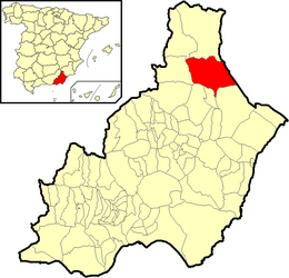 Vélez-Rubio - Localizazion