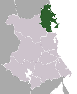 Location of Sông Cầu Town in Phú Yên Province