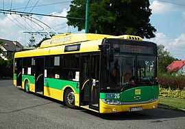 Trolejbus typu Solaris Trollino 12 na linke B