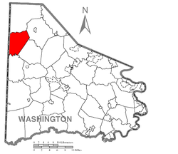 Vị trí trong Quận Washington, Pennsylvania
