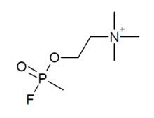 Methylfluorophosphonylcholine structure.png