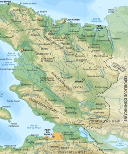 Montaganes Noires, Гаити map.png
