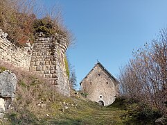 L'arrivée à la chapelle.