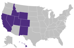 Location of teams in