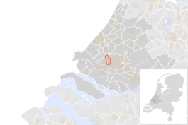 Locatie van de gemeente Schiedam (gemeentegrenzen CBS 2016)
