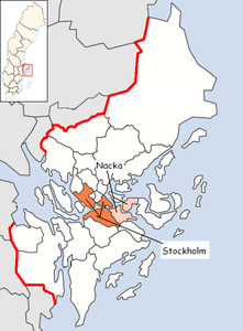 Nacka – Localizzazione