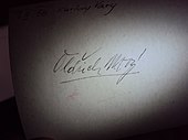 signature d'Oldřich Nový