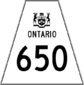 Highway 650 shield