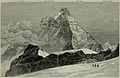 Illustration page 117 : "The Matterhorn from near the summit of the Theodule Pass", c'est-à-dire le Cervin (Matterhorn étant le nom allemand de ce sommet).