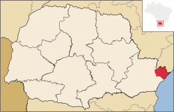 Location of Guaraqueçaba