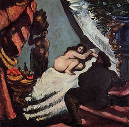 Paul Cézanne's earlier version of "A Modern Olympia."