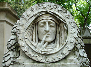 Auguste Préault, Le Silence (1842), Paris, cimetière du Père Lachaise.