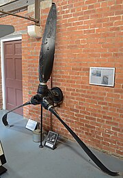 Propellor from Messerschmitt Bf110 – Bamburgh Castle (24899017747).jpg