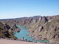 Río Diamante, en Mendoza