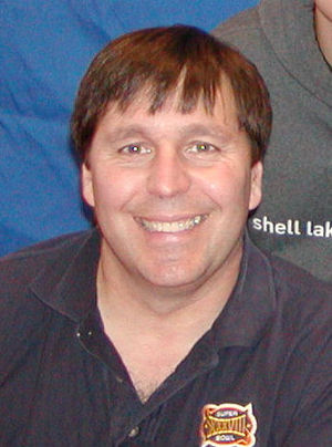 English: Author, R. A. Salvatore at book signing