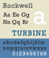 Rockwell字体