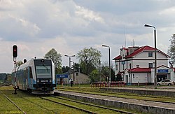 Train station in Bełżec