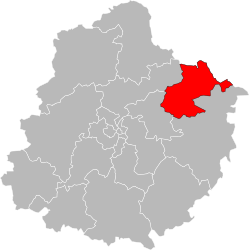 Cantone di La Ferté-Bernard – Mappa